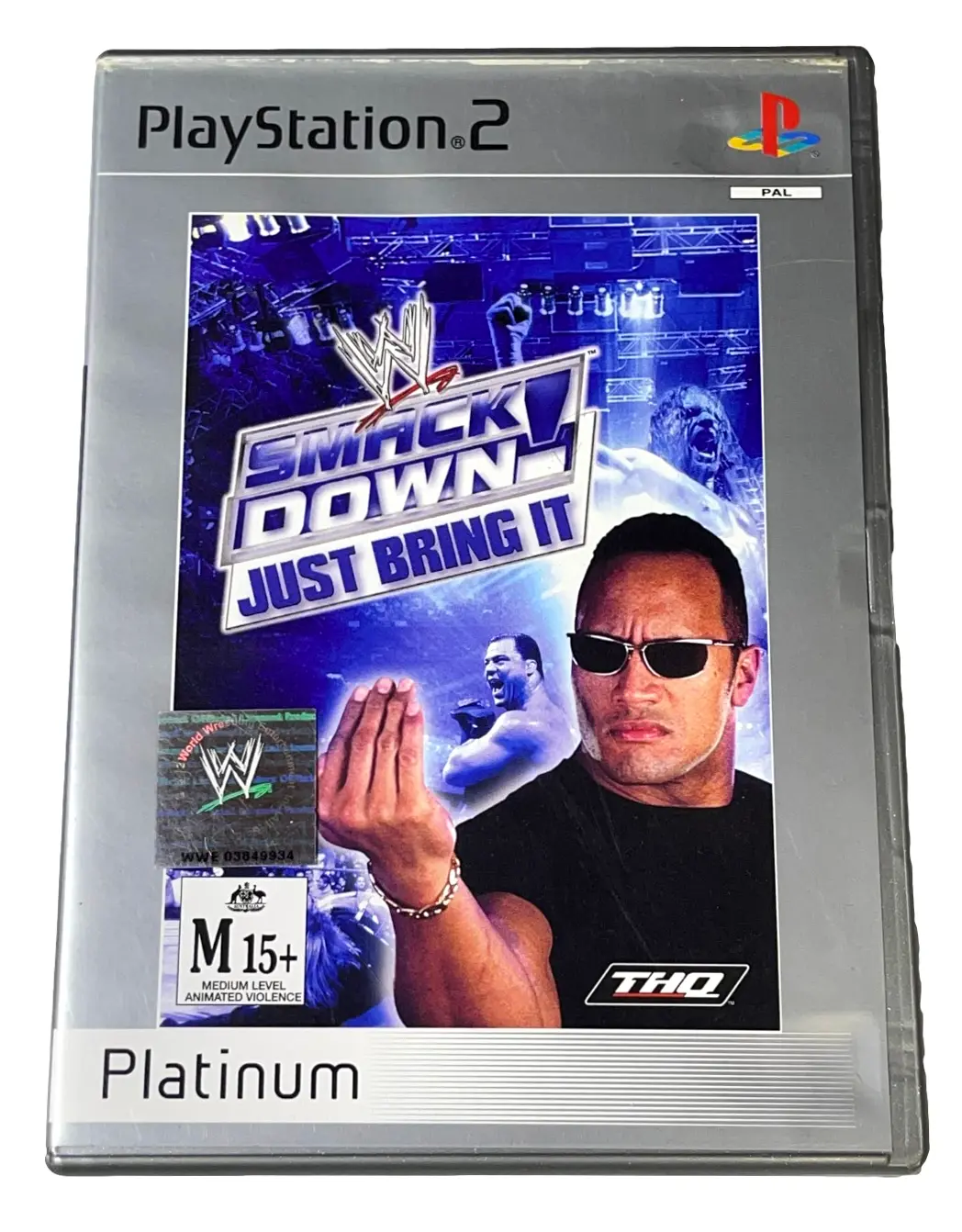 Smack Down Just Bring It Ps2 (Platinum) Pal *Complete* (Preowned) 1