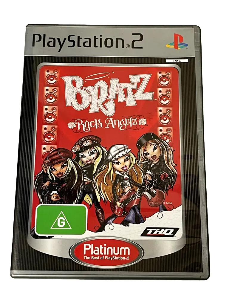 Bratz Rock Angelz Ps2 (Platinum) Pal *Complete* (Preowned) 1