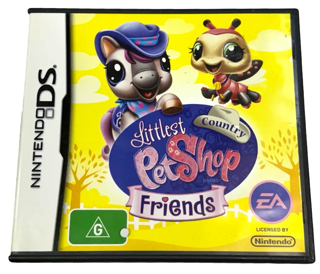 Littlest Pet Shop Friends Country Nintendo Ds 2Ds 3Ds Game *Complete* (Preowned) 1