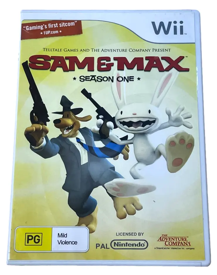 Sam & Max Season 1 Nintendo Wii Pal *Complete* Ex Rental (Preowned) 1