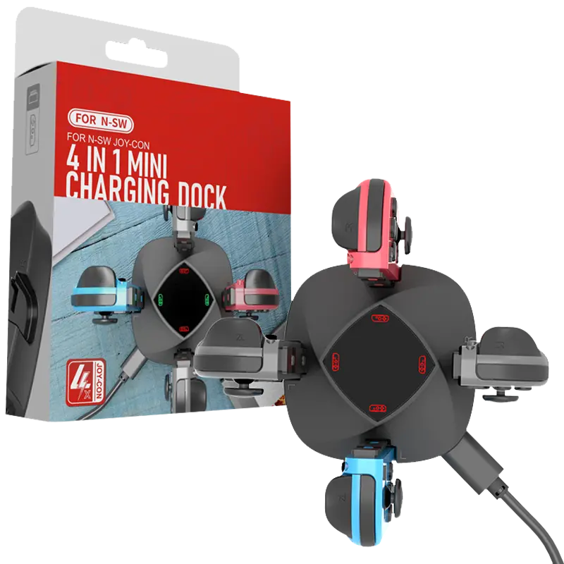 Quad Charging Charger Dock For Nintendo Switch Joycons Joycons 1