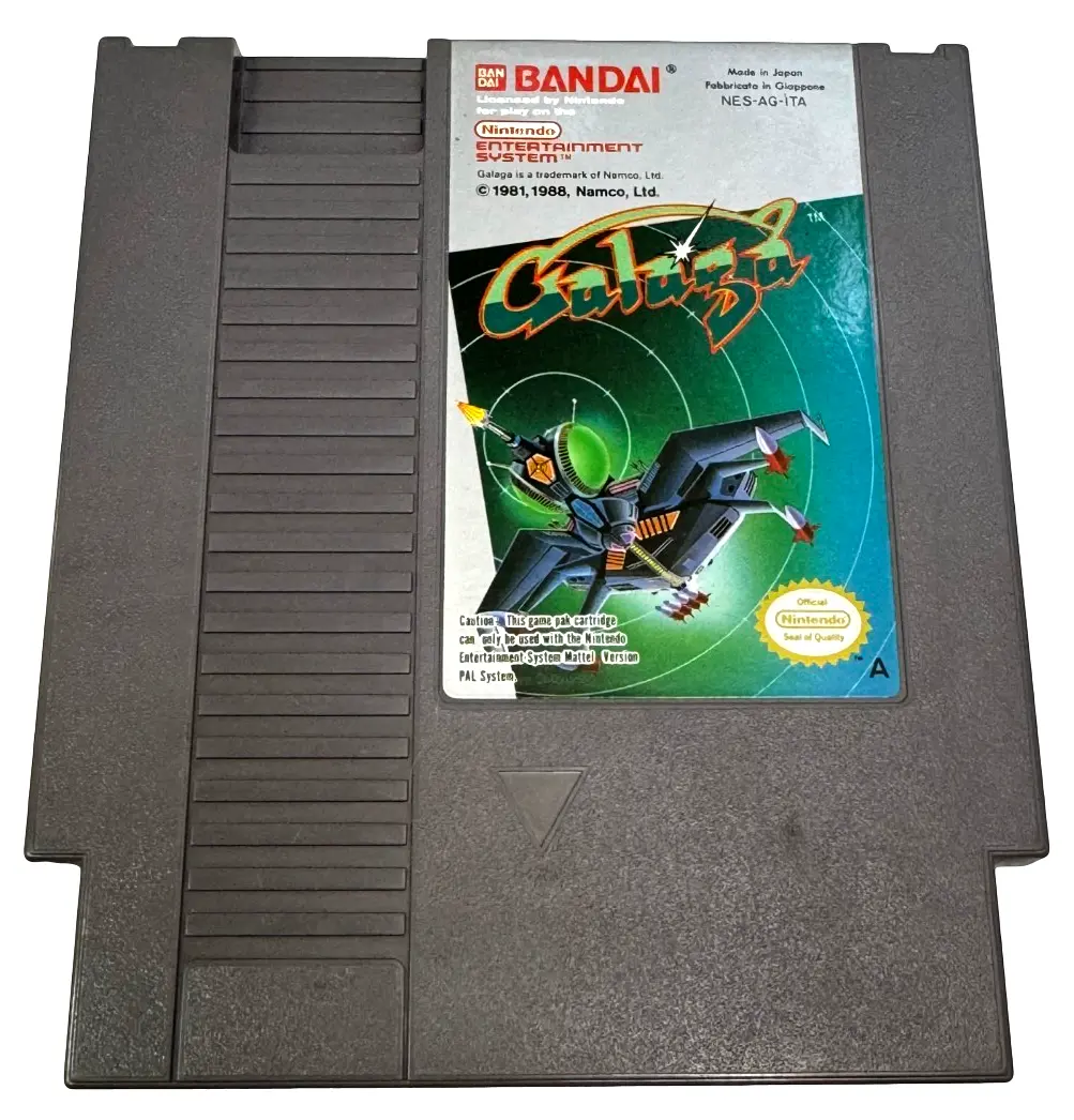 Galaga Nintendo Nes Pal *Cartridge Only* (Preowned) 1