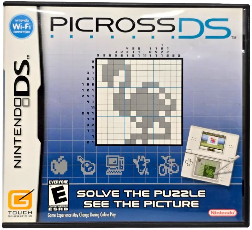 Picross Ds Nintendo Ds 2Ds 3Ds Game *Complete* (Pre-Owned) 1
