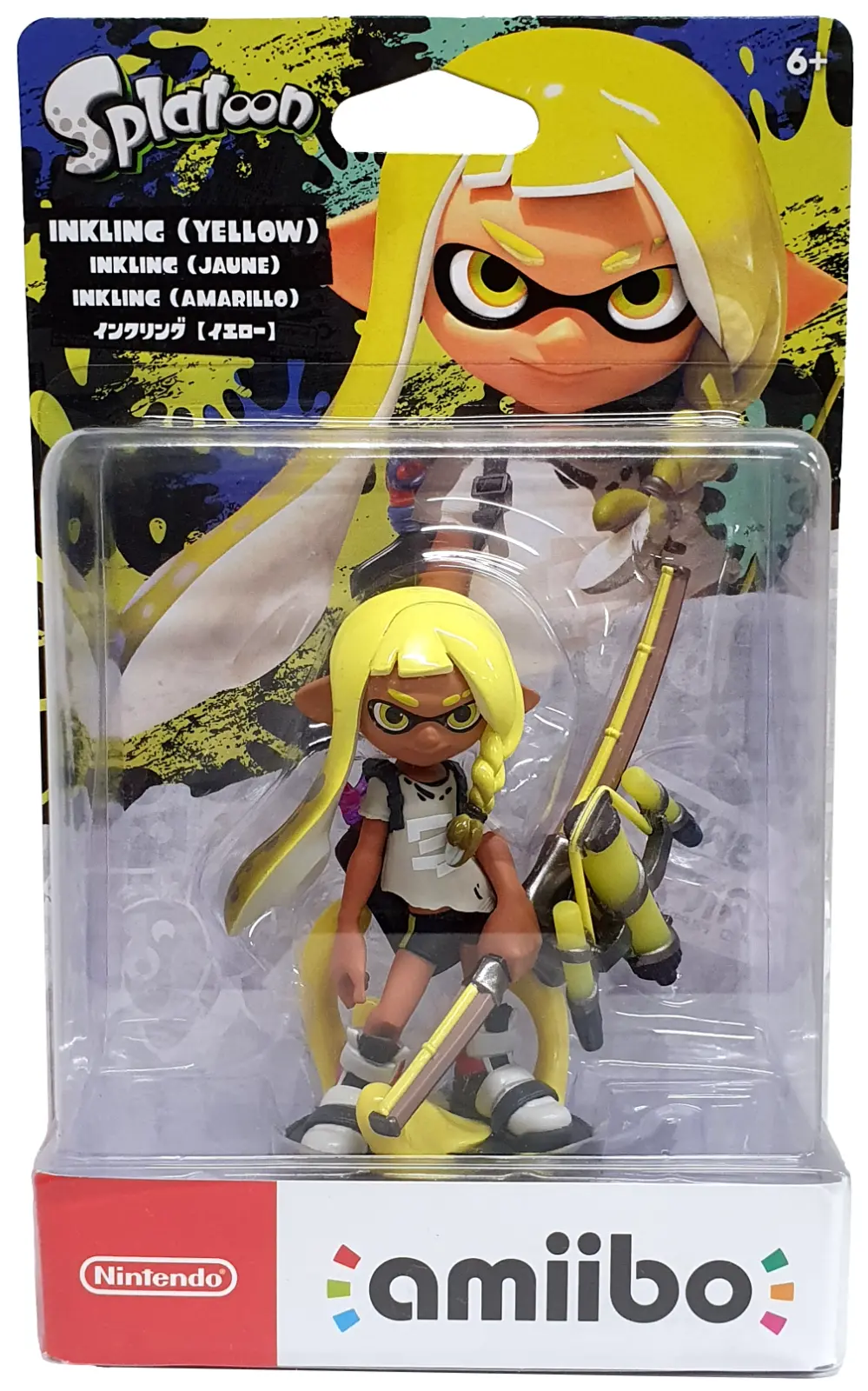 Splatoon Collection Inkling Yellow Nintendo Amiibo Boxed 1