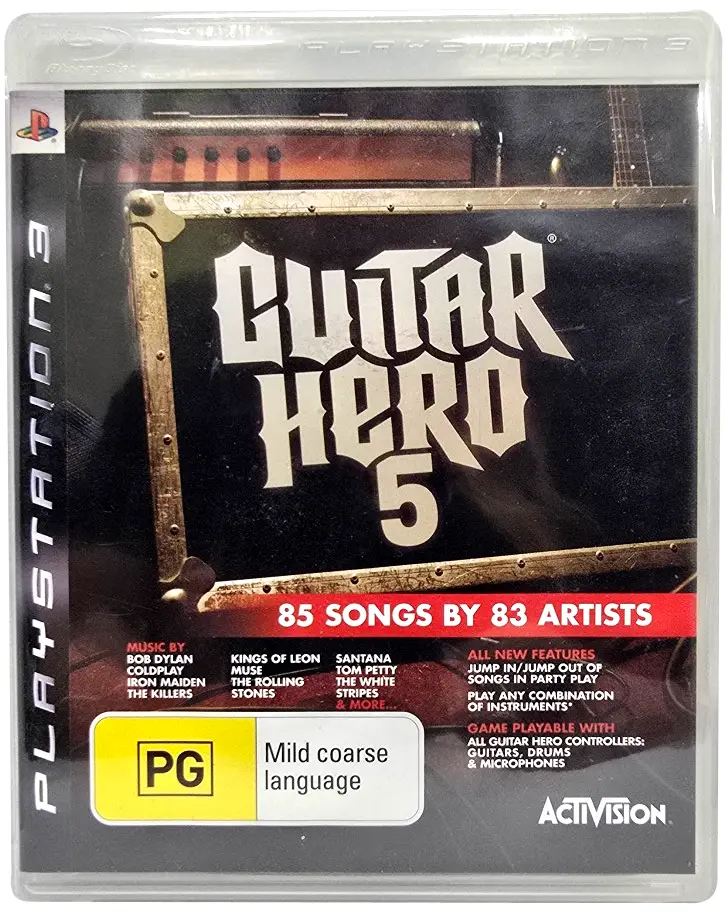 Guitar Hero 5 Ps3 Sony Playstation 3 (Preowned) 1