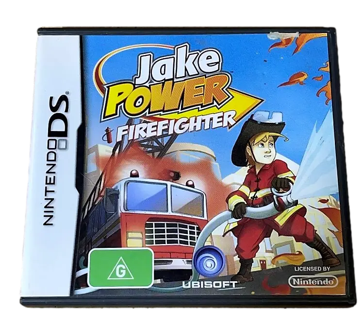 Jake Power Firefighter Nintendo Ds 3Ds Game *Complete* (Pre-Owned) 1