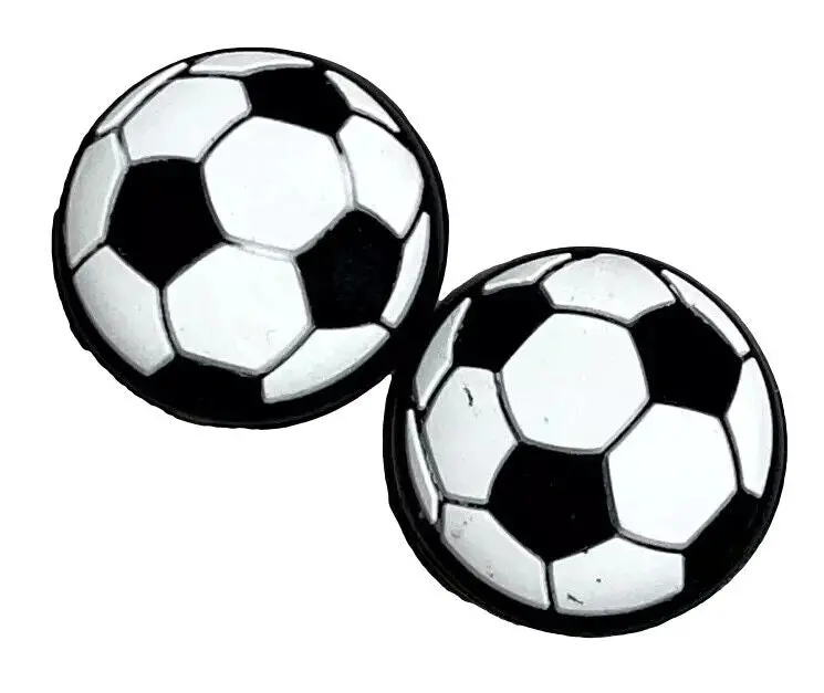 Thumb Grips X 2 For Ps4 Ps5 Xbox One Xbox Series X Toggle Cover Caps Soccer Ball 1