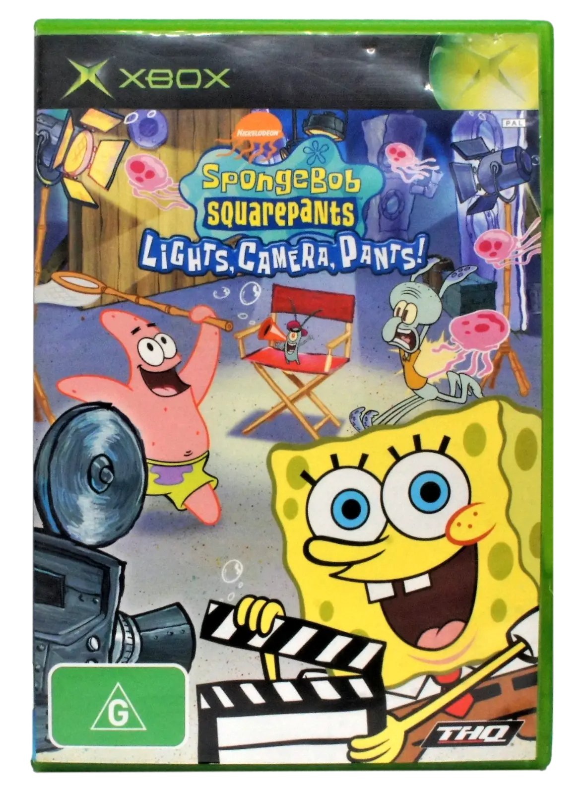 Spongebob Squarepants Lights Cameras Pants Xbox Original Pal *No Manual* (Pre-Owned) 1