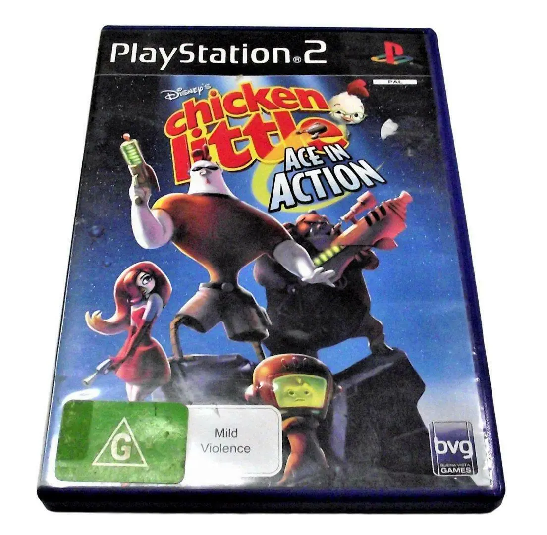 Disney's Chicken Little: Ace In Action Ps2 Pal *Complete* (Preowned) 1