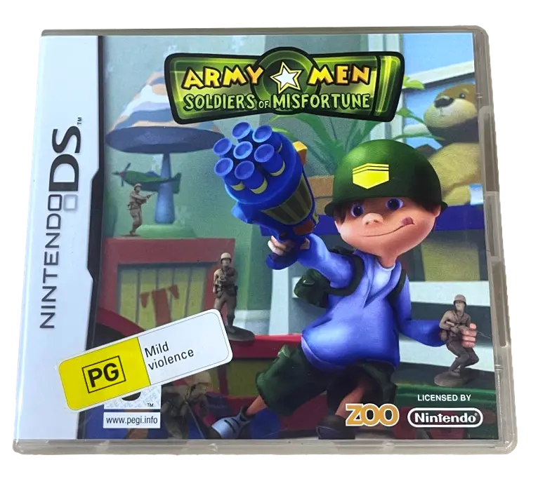 Army Men Soldiers Of Misfortune Nintendo Ds 2Ds 3Ds Game *No Manual* (Pre-Owned) 1