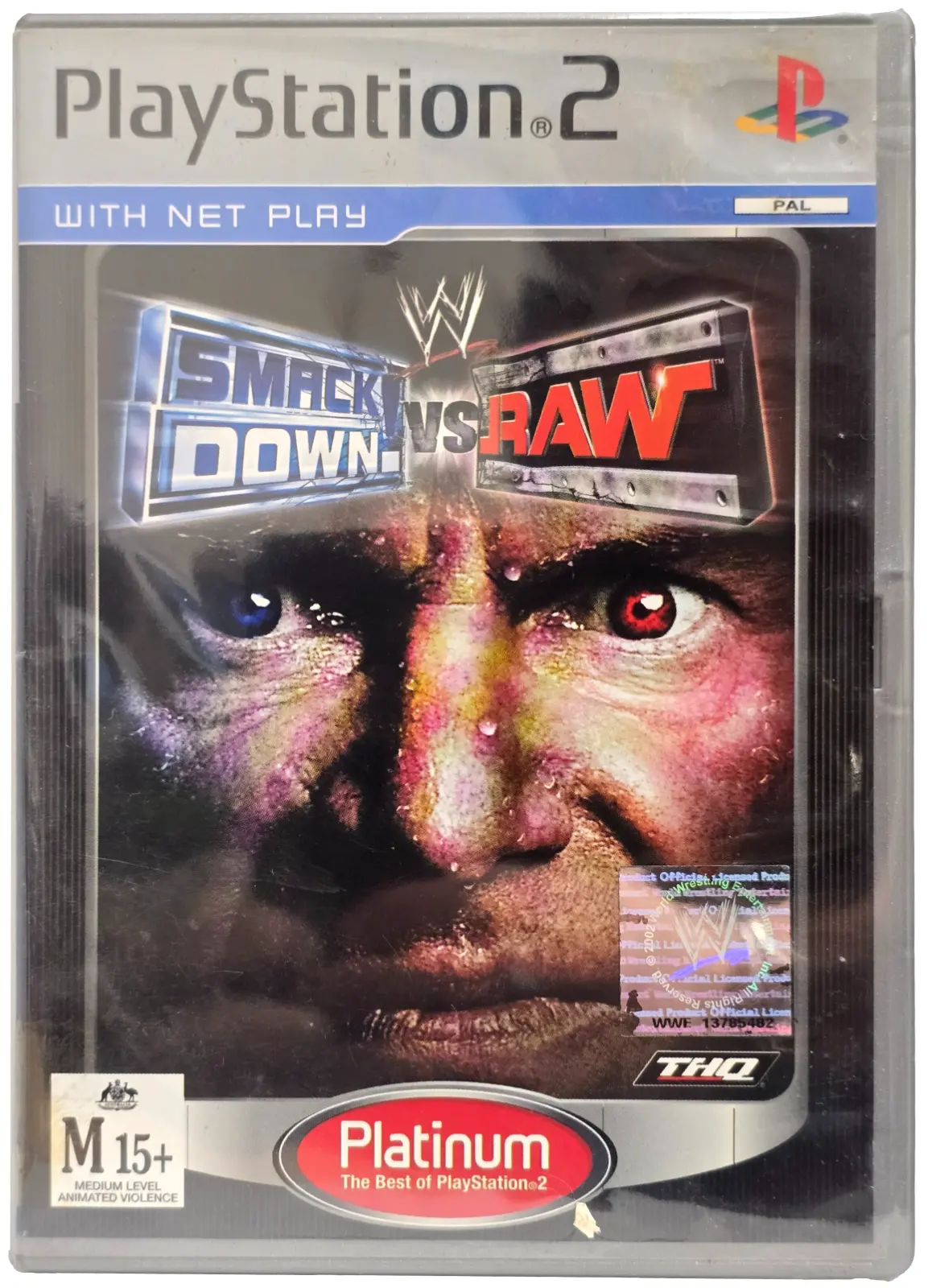 Smackdown! Vs Raw Ps2 (Platinum) Pal *Complete* Playstation 2 (Preowned) 1