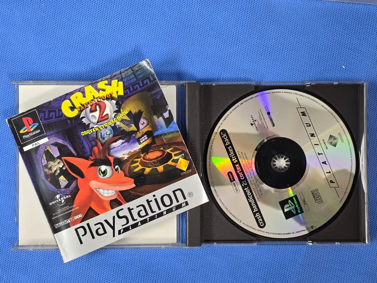 Crash Bandicoot 2 Cortex Strikes Back (Platinum) Ps1 Ps2 Ps3 Pal *Complete* #3 2