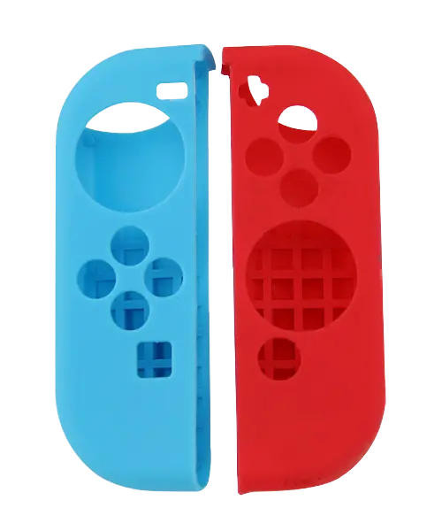 Silicone Cover For Switch Joy Con Controller Skin Case Blue & Red 1