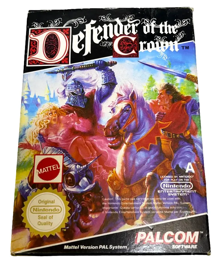 Defender Of The Crown Nintendo Nes Boxed Pal *Complete* #2 (Preowned) 1