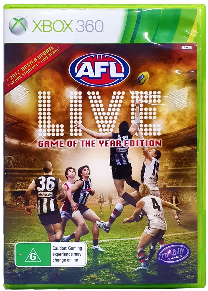 Afl Live Goty Edition Xbox 360 Pal Xbox360 (Preowned) 1