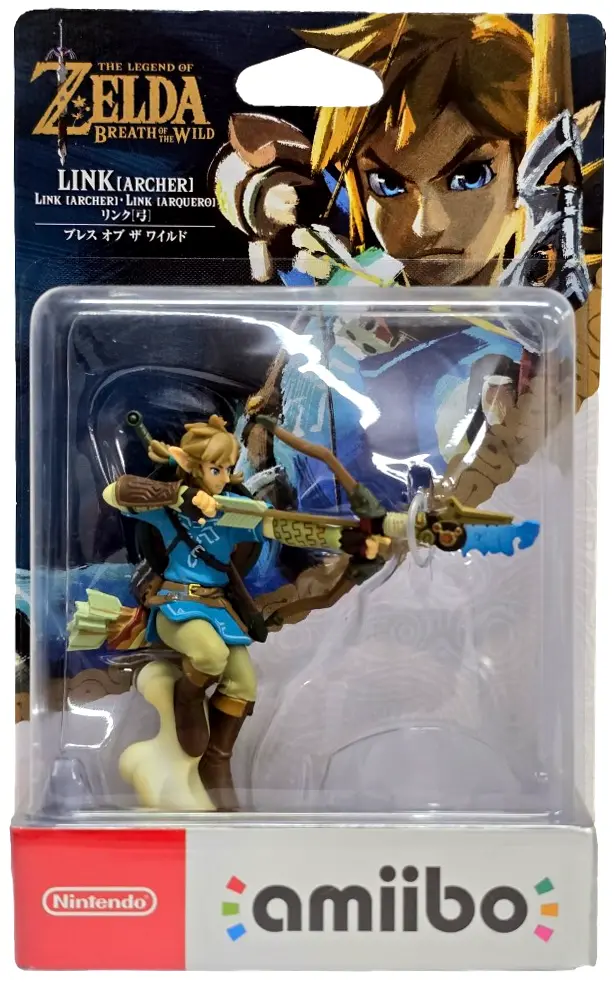 The Legend Of Zelda Link [Archer] Breath Of The Wild Amiibo Japanese Stock (Preowned) 1