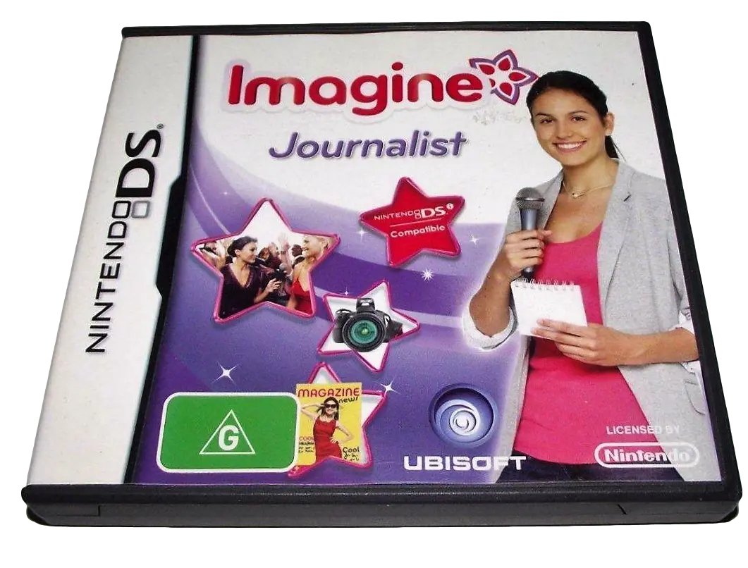 Imagine Journalist Nintendo Ds 3Ds Game *No Manual* (Preowned) 1
