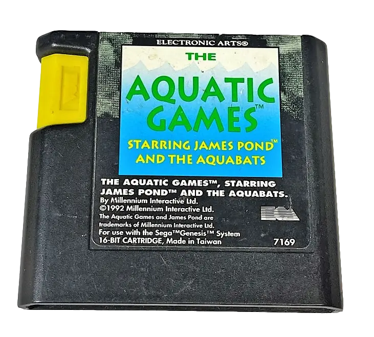 The Aquatic Games Starring James Pond Sega Mega Drive *Cartridge Only* (Preowned) 1