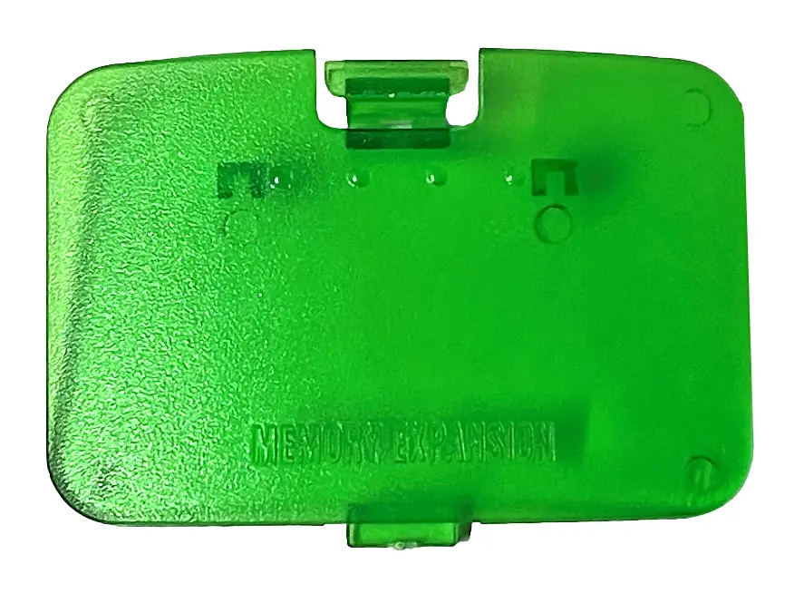 Expansion Pak Pack Cover Lid Door Nintendo 64 N64 Jungle Green New 1