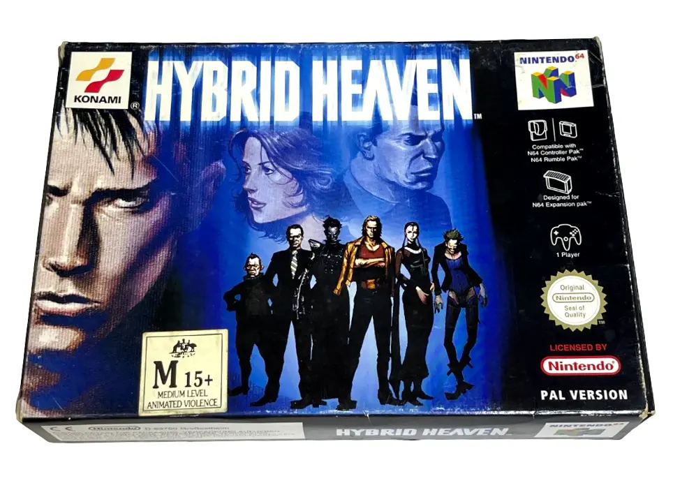 Hybrid Heaven Nintendo 64 N64 Boxed Pal *Complete* (Preowned) 1