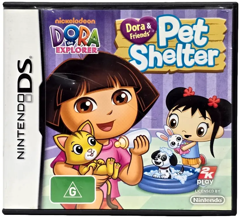Dora & Friends Pet Shelter Nintendo Ds 2Ds 3Ds Game *Complete* (Pre-Owned) 1