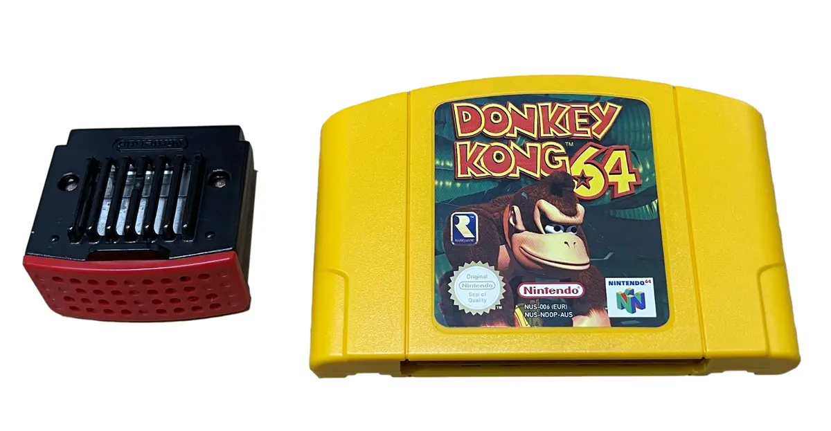 Donkey Kong 64 And Memory Expansion Pak N64 Nintendo 64 Pal (Preowned) 1