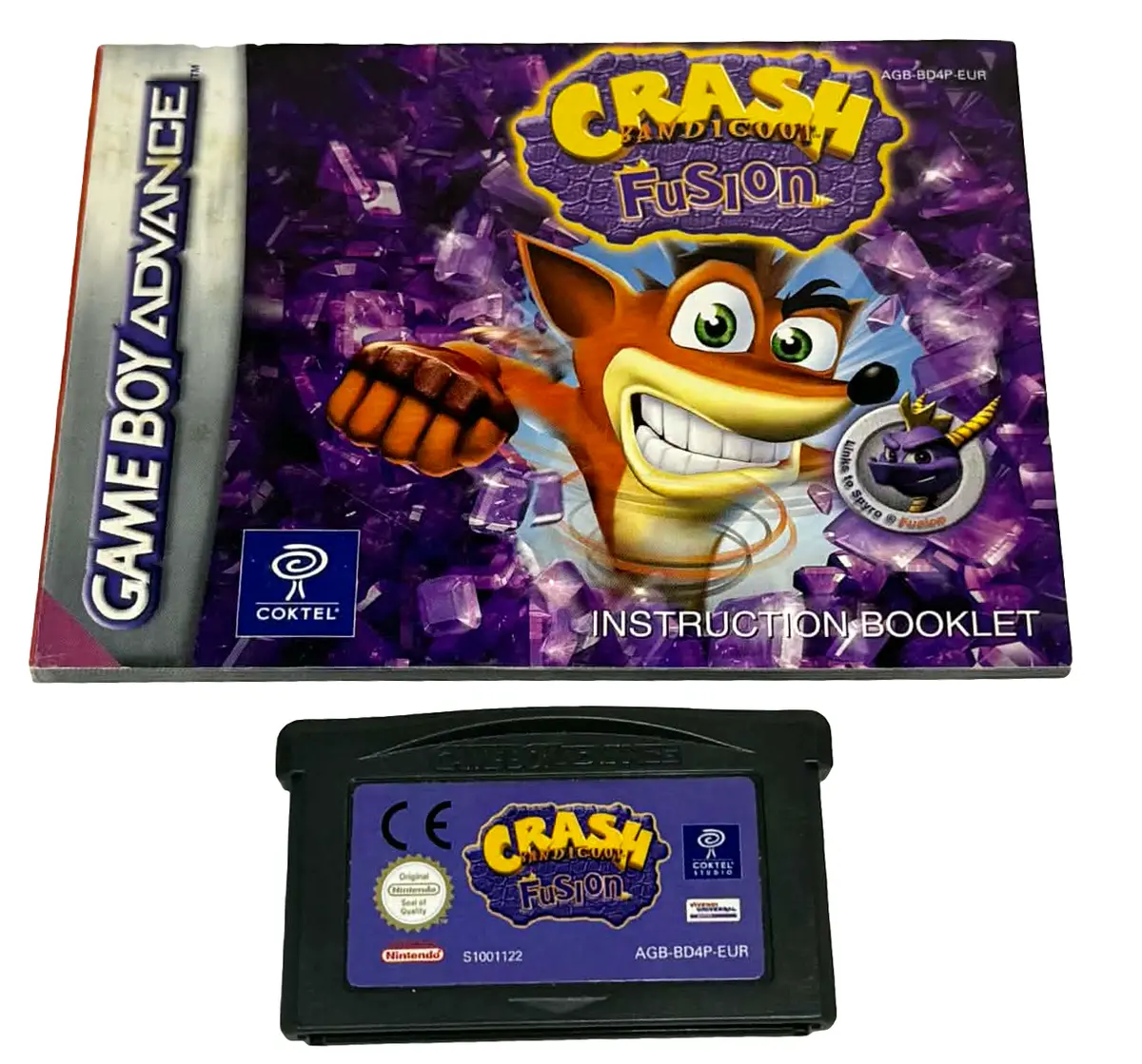 Crash Bandicoot Fusion Nintendo Gba *Manual Included* (Preowned) 1