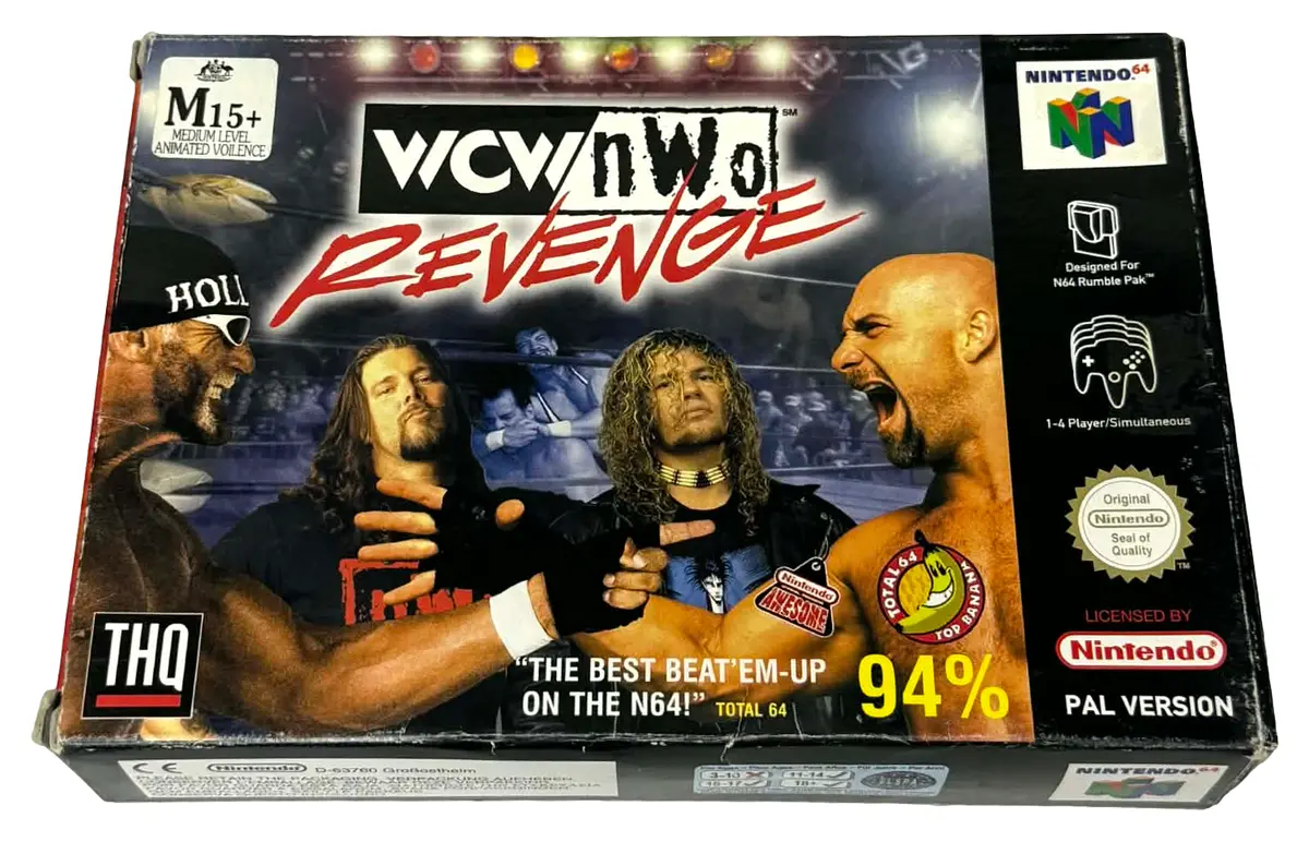 Wcw/Nwo Revenge Nintendo 64 N64 Pal *Complete* (Preowned) 1