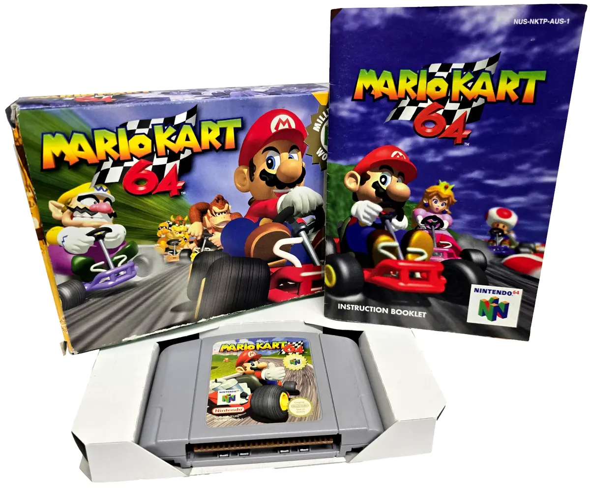 Mario Kart 64 Nintendo 64 N64 Boxed Pal *Complete* (Preowned) 1