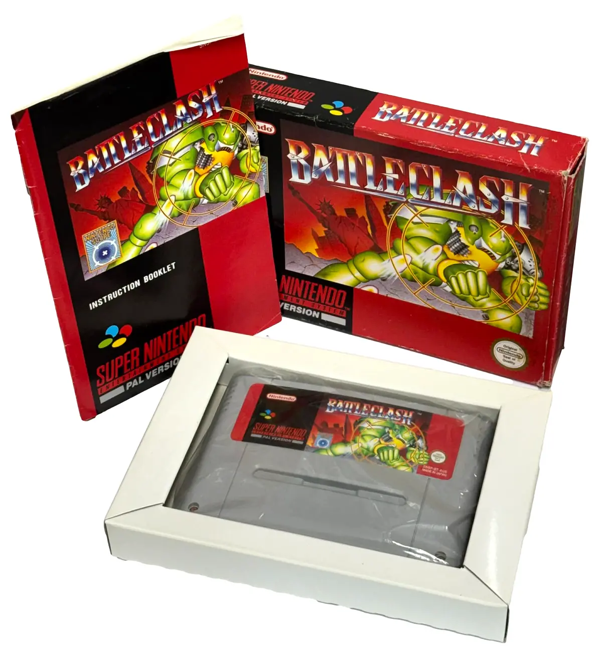 Battleclash Nintendo Snes Boxed Pal *Complete* Scope Game (Preowned) 1