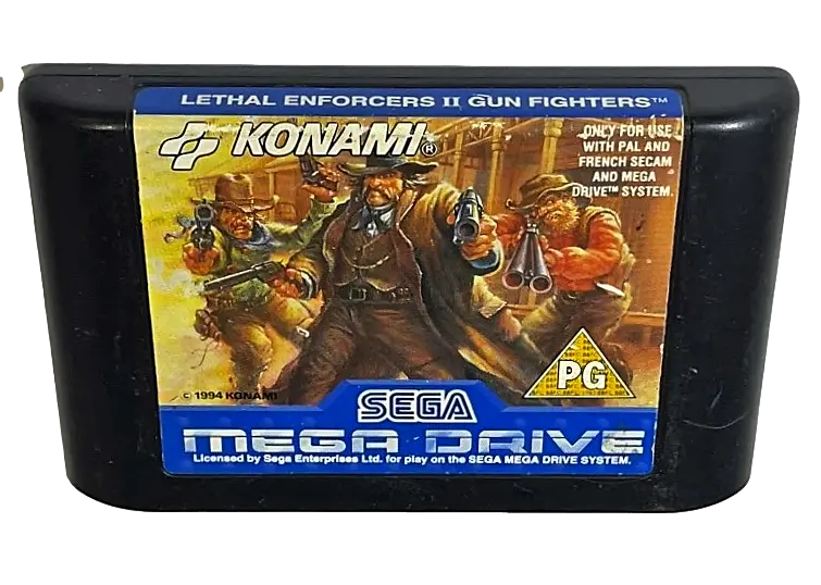 Lethal Enforcers Ii Gun Fighters Sega Mega Drive *Cartridge Only* (Preowned) 1