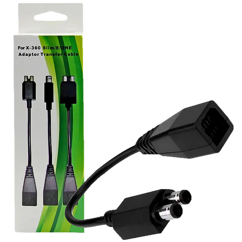 For Microsoft Xbox 360 To Xbox 360 Slim Ac Power Adapter Cable Converter 1