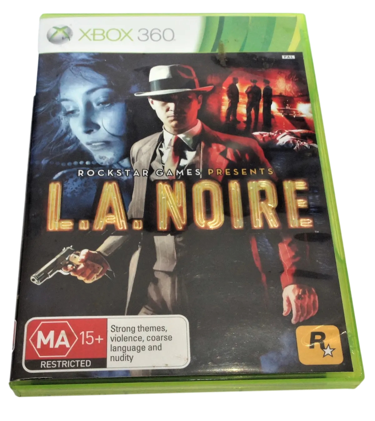 L.A. Noire Xbox 360 Pal 3 Disks *Complete* (Preowned) 1