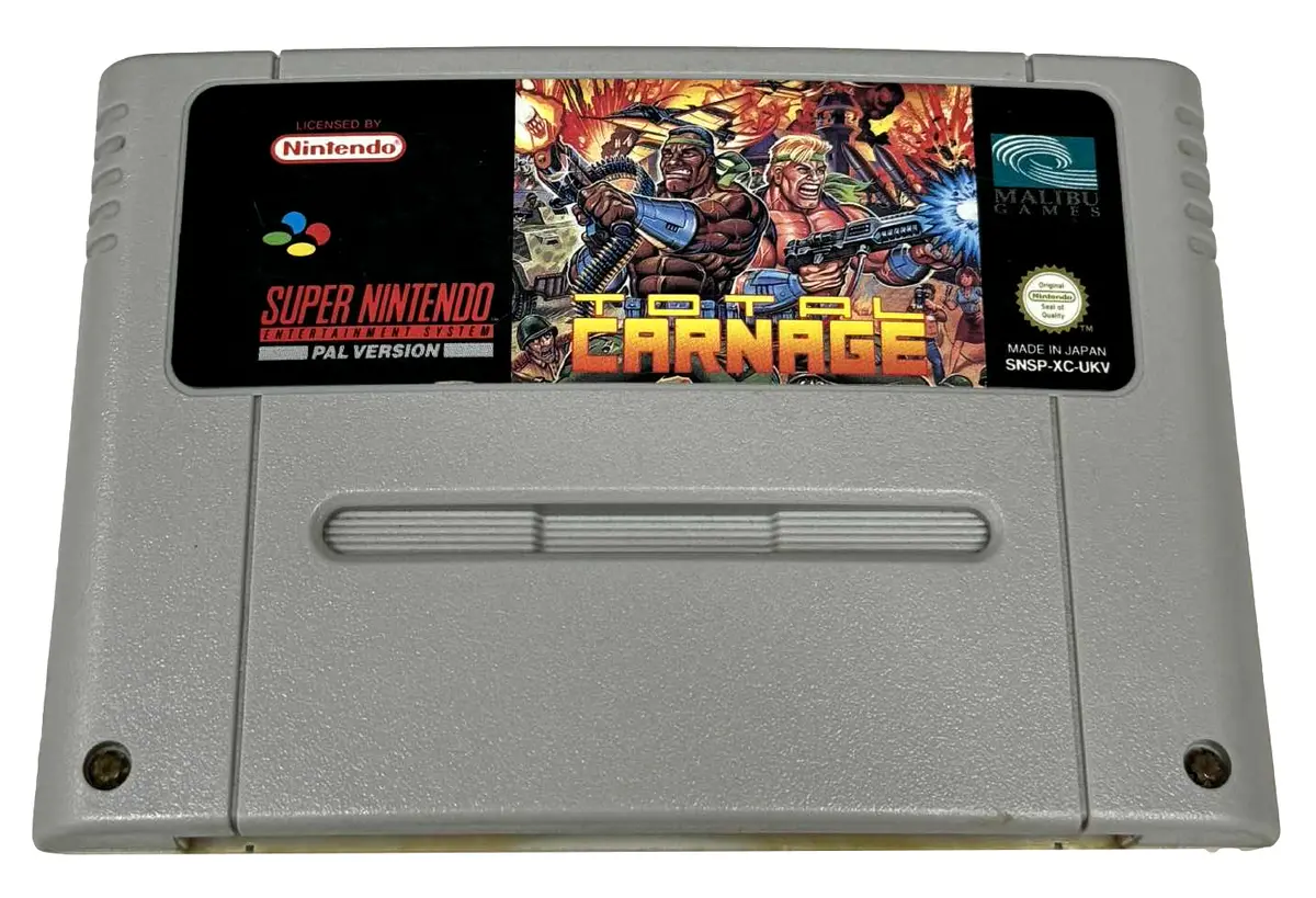 Total Carnage Super Nintendo Snes Pal (Preowned) 1