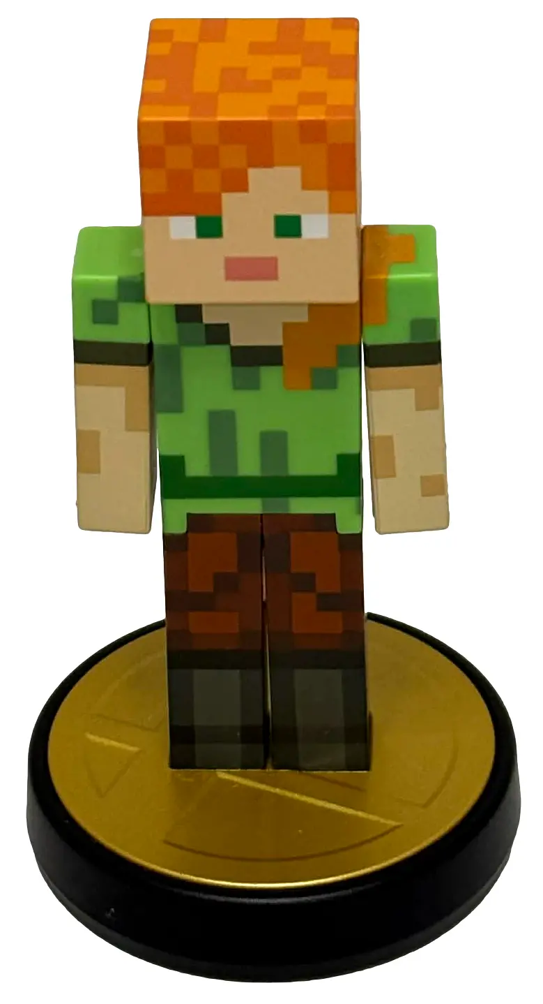 Super Smash Bros Collection Alex Minecraft Nintendo Amiibo Loose (Preowned) 1