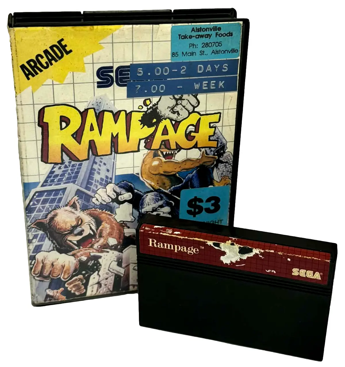 Rampage Sega Master System *No Manual* Ex Rental (Preowned) 1