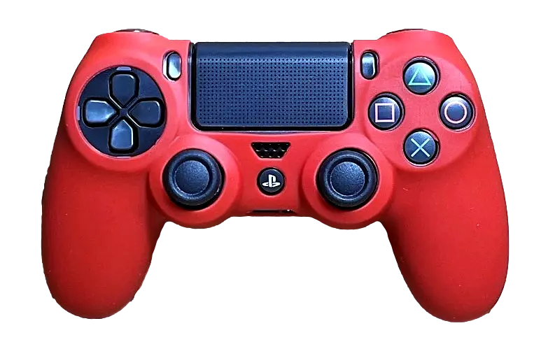 Silicone Cover For Ps4 Controller Case Skin  Red 1