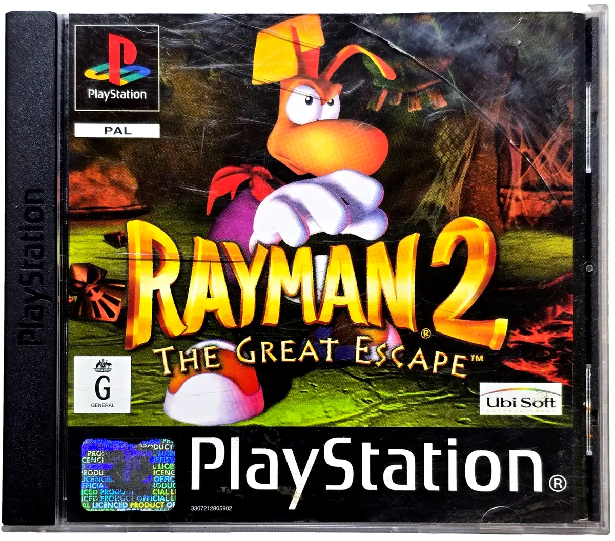 Rayman 2 The Great Escape Ps1 Ps2 Ps3 Pal *Complete* Playstation #2 (Preowned) 1