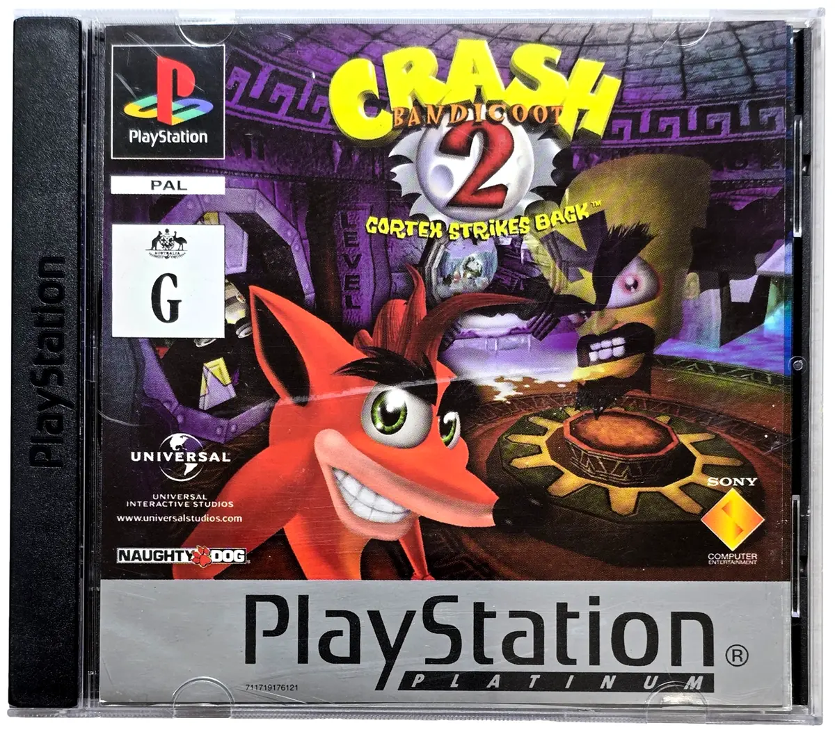 Crash Bandicoot 2 Cortex Strikes Back (Platinum) Ps1 Ps2 Ps3 Pal *Complete* #3 (Preowned) 1