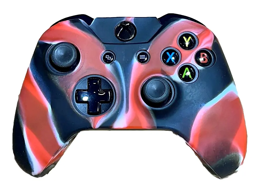 Silicone Cover For Xbox One Controller Skin Case Red/Black 1