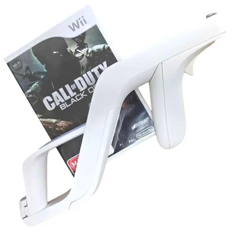 Call Of Duty Black Ops And Genuine Nintendo Zapper Gun Wii Pal *Complete* (Preowned) 1