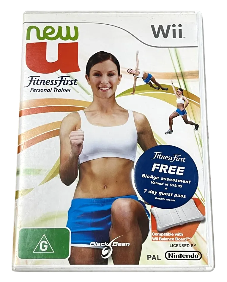 New U Fitness First Personal Trainer Nintendo Wii Pal *Complete* 1