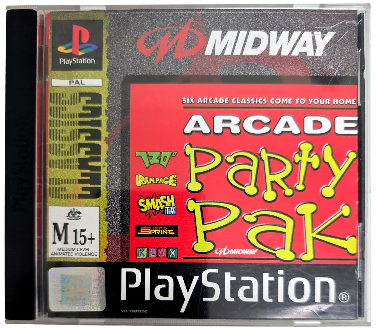 Midway Arcade Party Pack Ps1 Ps2 Ps3 Pal *Complete* (Preowned) 1
