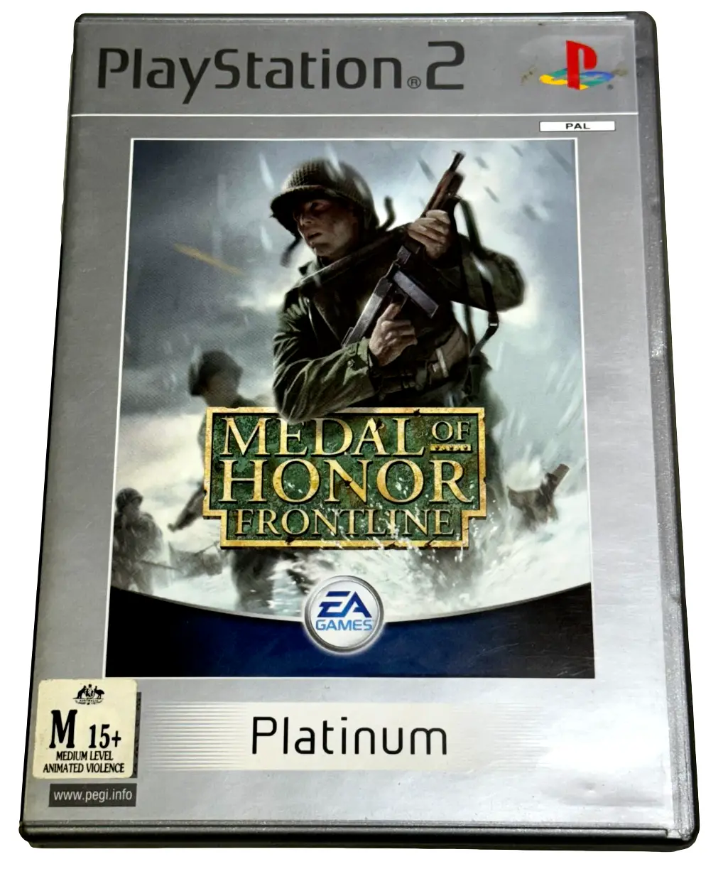Medal Of Honor Frontline Ps2 (Platinum) Pal *No Manual* (Pre-Owned) 1