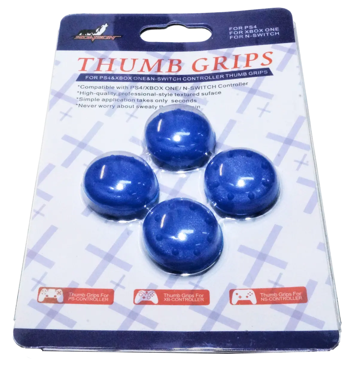 4 X Thumb Grips For Ps4 Ps5 Xbox One Xbox Series X Toggle Cover Caps  Blue 1