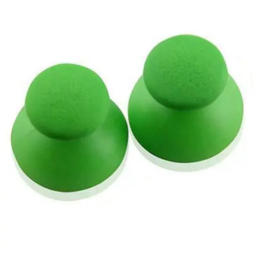 Pair Of Green Analog Thumbstick Caps Ps3 Playstation 3 Dual Shock Controller 1