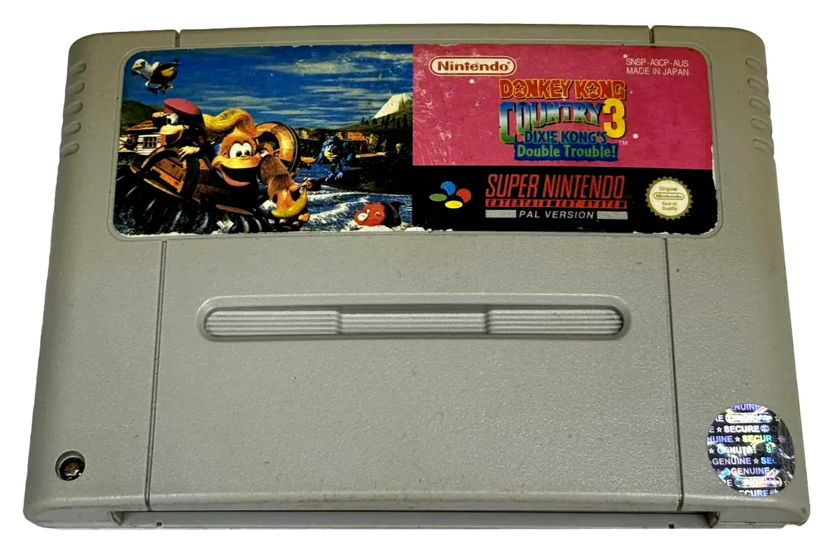 Donkey Kong Country 3 Super Nintendo Snes Pal #1 *New Save Battery* (Preowned) 1