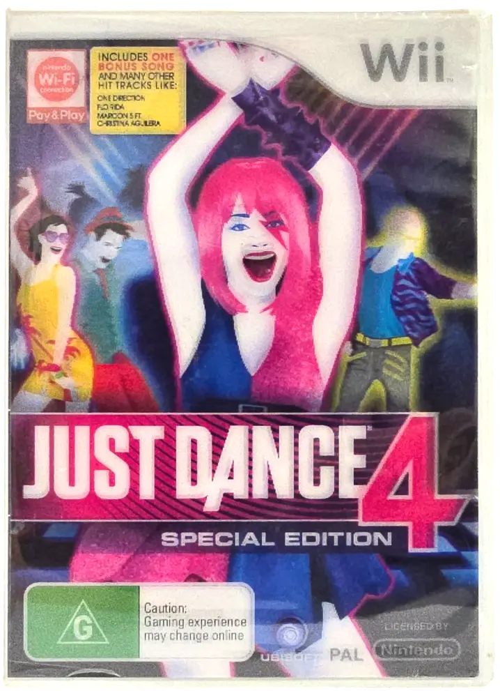 Just Dance 4 Special Edition Nintendo Wii Pal *Complete*  (Preowned) 1