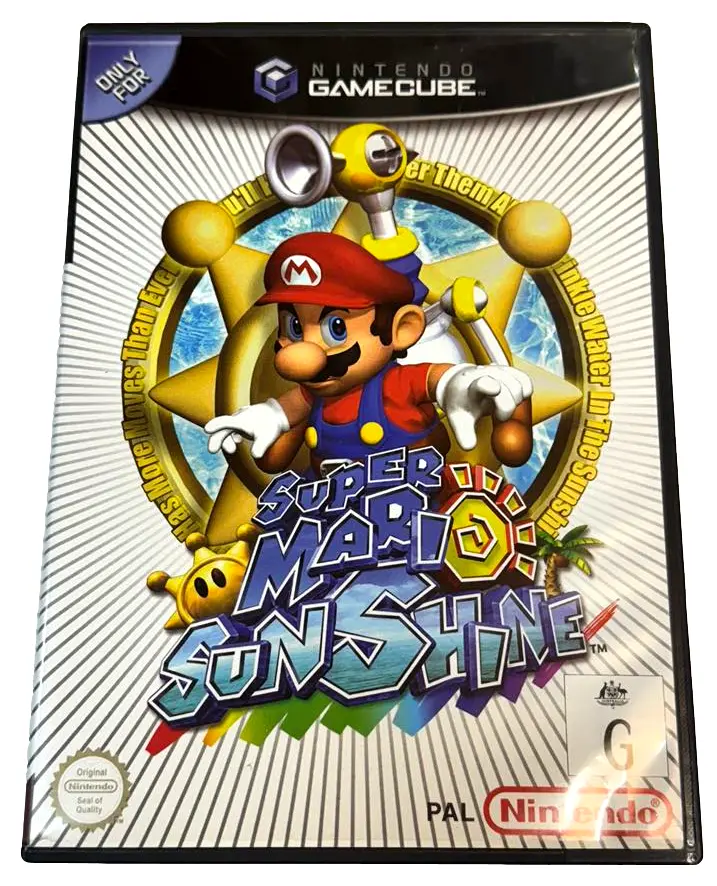 Super Mario Sunshine Nintendo Gamecube Pal *Complete* (Preowned) 1