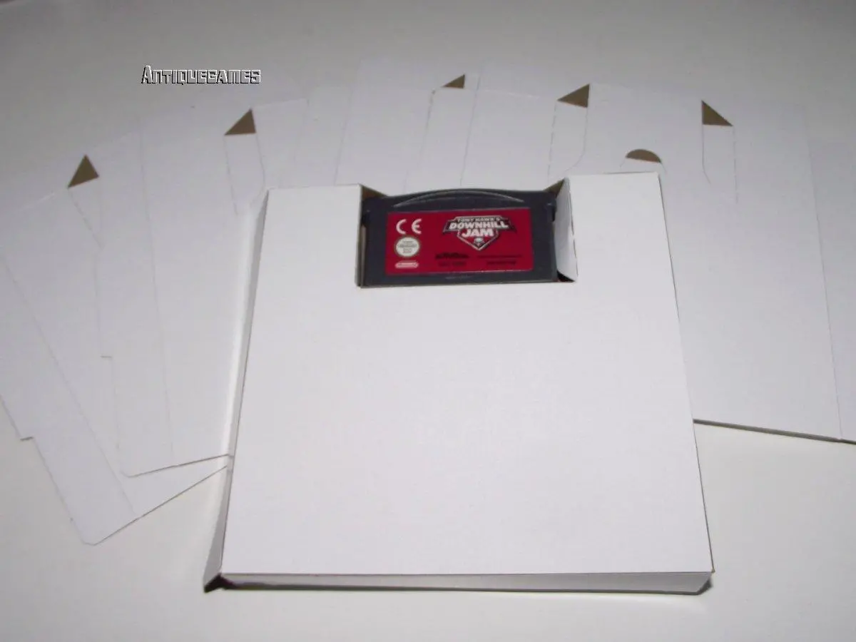 5 X Gameboy Advance Nintendo Game Gba Tray Insert White Replacement Inserts 1